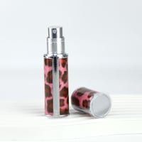Image 5 of Leopard print perfume bottle 5ml refill atomizer