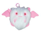 Image of Dreamy the albino Floof Monster Friend KEYCHAIN