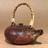 Image 1 of Wood fired glazed teapot 