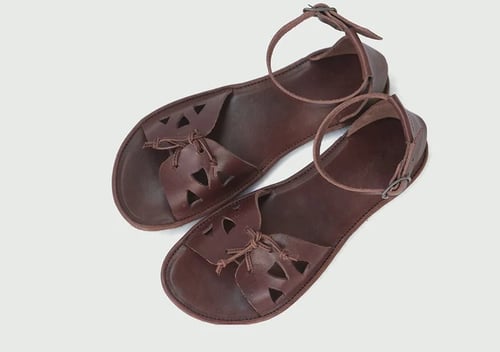 Image of Helia Sandals in Brown