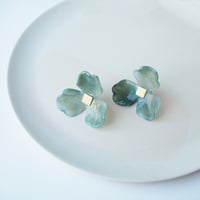 Image 3 of  *NEW* Maxi Bloom Earrings in Seafoam