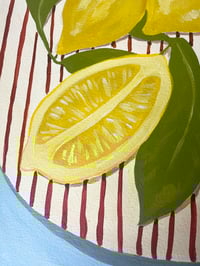 Image 2 of When life gives you leafy lemons print