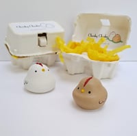 Image 2 of A Pair of Chonky Chooks in an egg box 