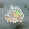 Iced gem girl sticker