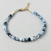 'Azure' Devil Blue Aquamarine gemstone bracelet