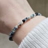 'Azure' Devil Blue Aquamarine gemstone bracelet