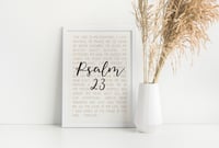 Psalm 23 Print 