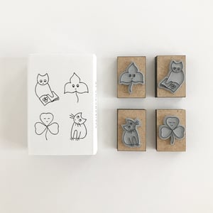 Image of The Botanist Cat, mini stamps