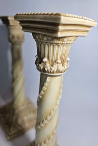 Image 7 of Royal Worcester Pair of Candlesticks