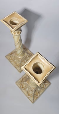 Image 8 of Royal Worcester Pair of Candlesticks
