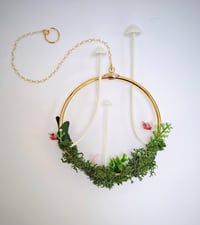 Image 3 of Porcelain mushroom decorative hanging hoop