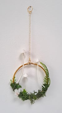 Image 4 of Porcelain mushroom decorative hanging hoop