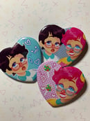 Image 1 of Homestuck Jane Crocker trickster heart buttons