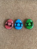 Image 1 of Magical girl shugo chara spin Shrinky dink Guardian Egg pin