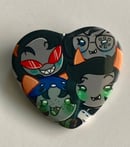 Image 3 of Homestuck blood caste Chibi heart button