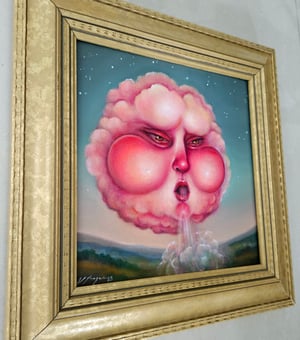 Image of "Pink Cloud"-original oil painting. Apply HARVEST2024 for free shipping