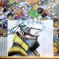 ORIGINAL ART KAKASHI SIGNED