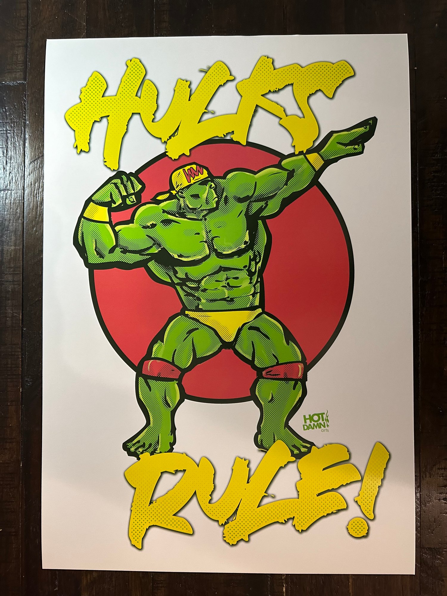 HULKS RULE! ART PRINT