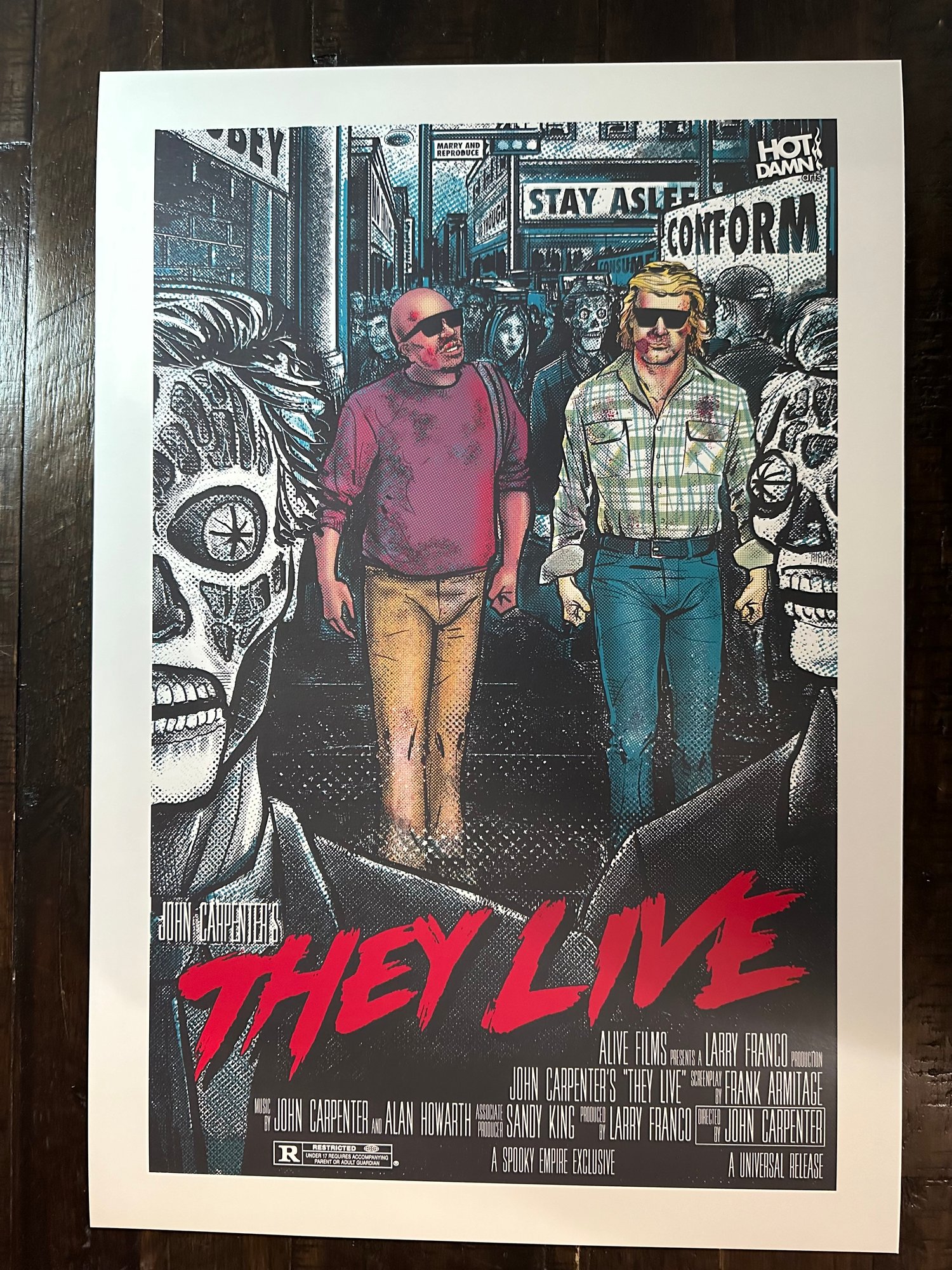 THEY LIVE ART PRINT