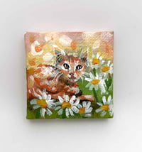 Image 5 of Bebe sized Cat in the Daisies 