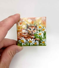 Image 1 of Bebe sized Cat in the Daisies 