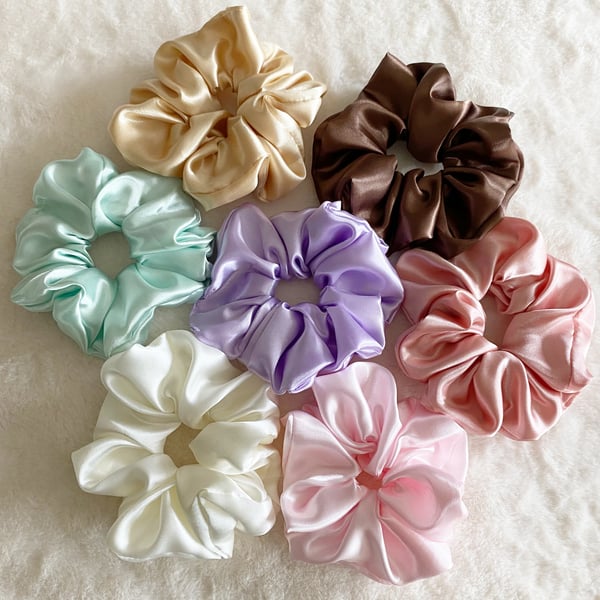 Image of Satin Scrunchies