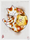 Pompompurin Cat Art Print