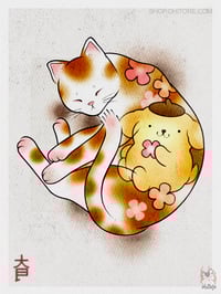Pompompurin Cat Art Print