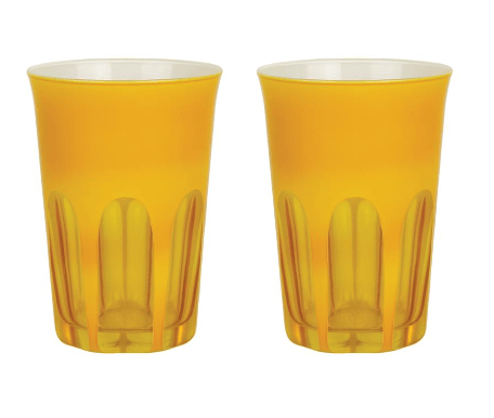 Image of Set of 6 Drinking Glasses (Two Color Choices)