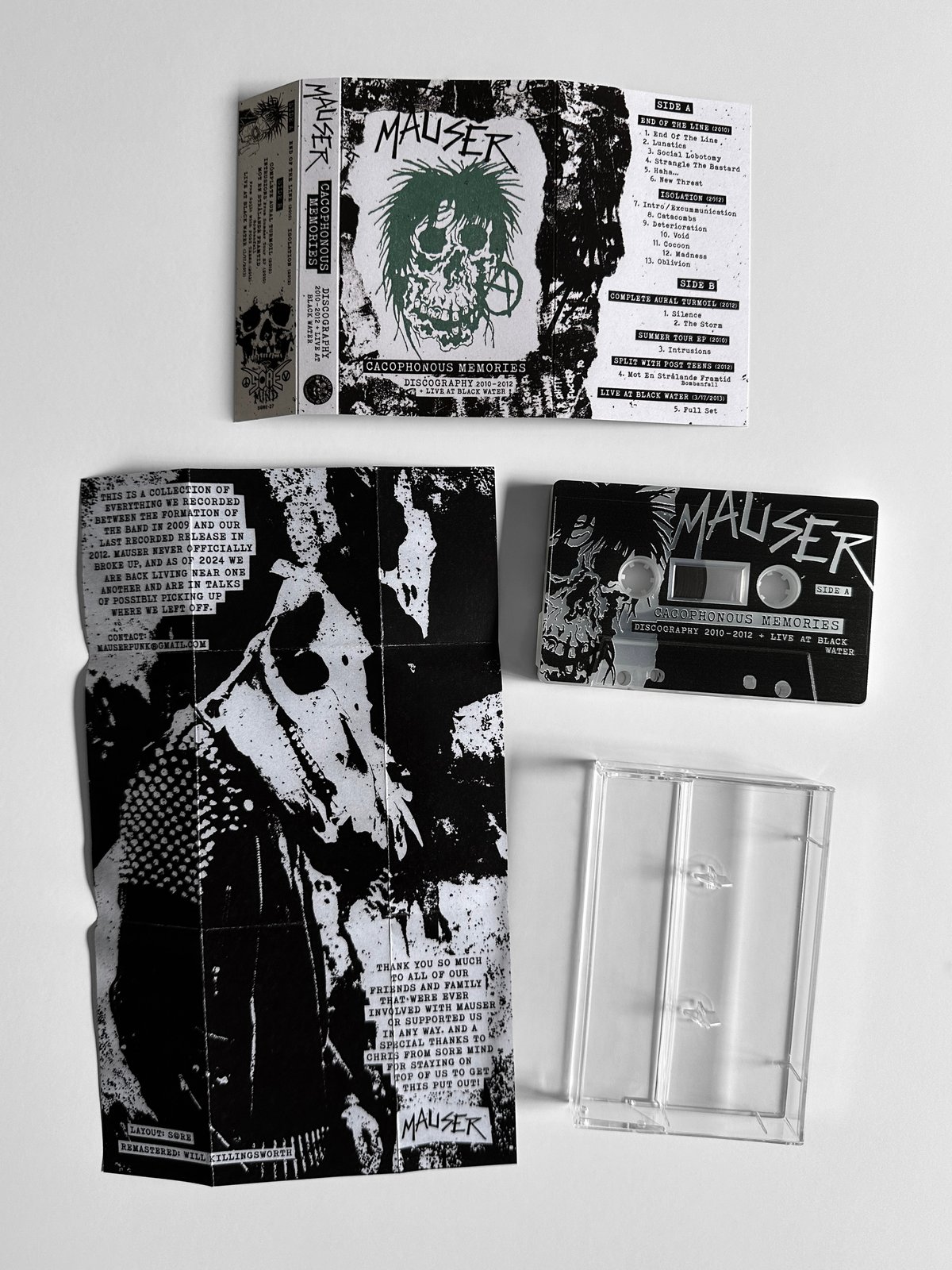 MⒶUSER - CACOPHONOUS MEMORIES - DISCOGRAPHY 2010-2012 + LIVE AT