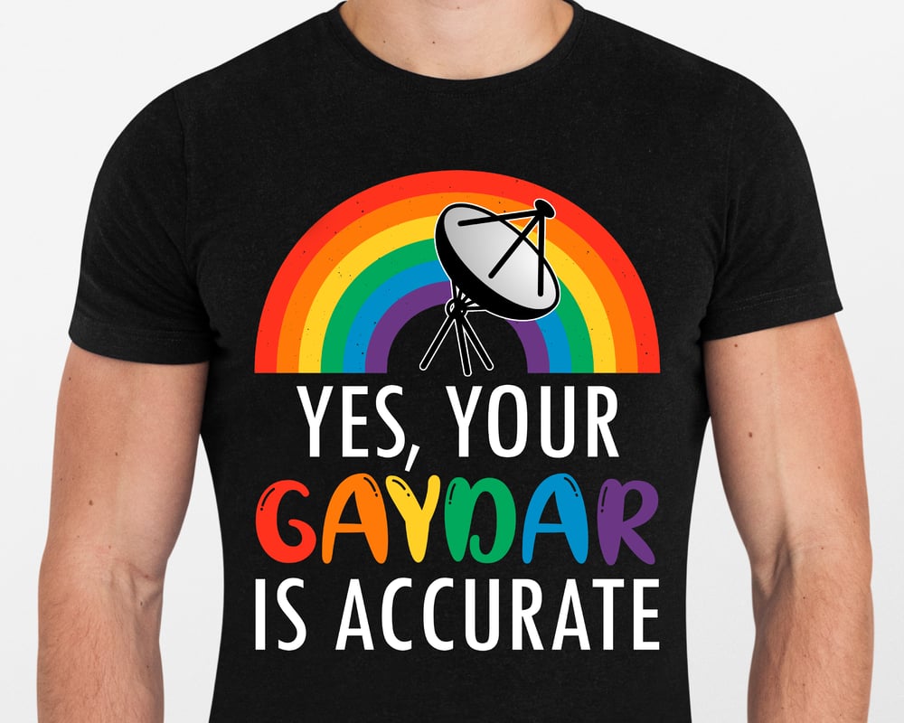 Image of YOUR GAYDAR IS ACCURATE