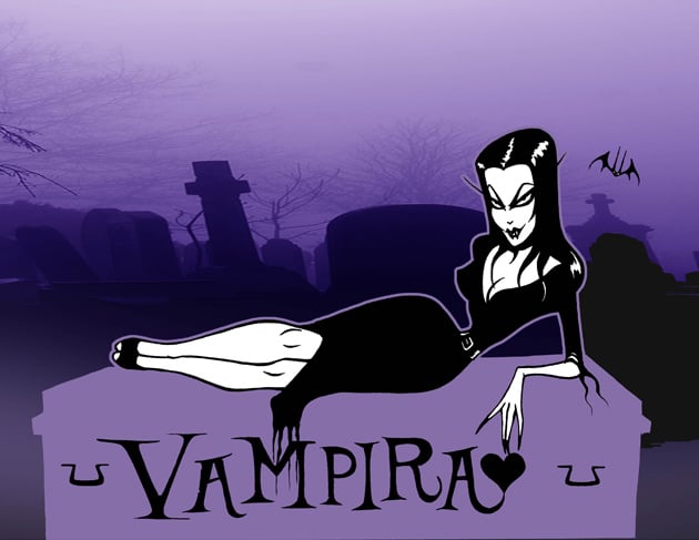 Image of VAMPIRA - signed print 