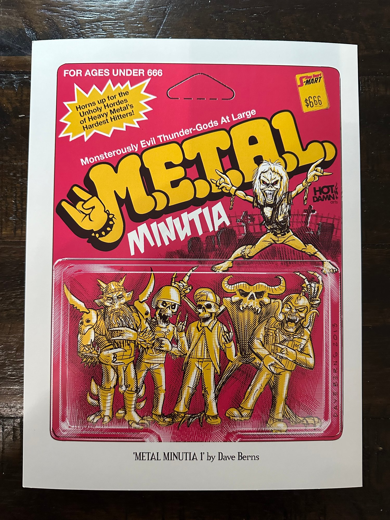 METAL MINUTIA 1 ART PRINT