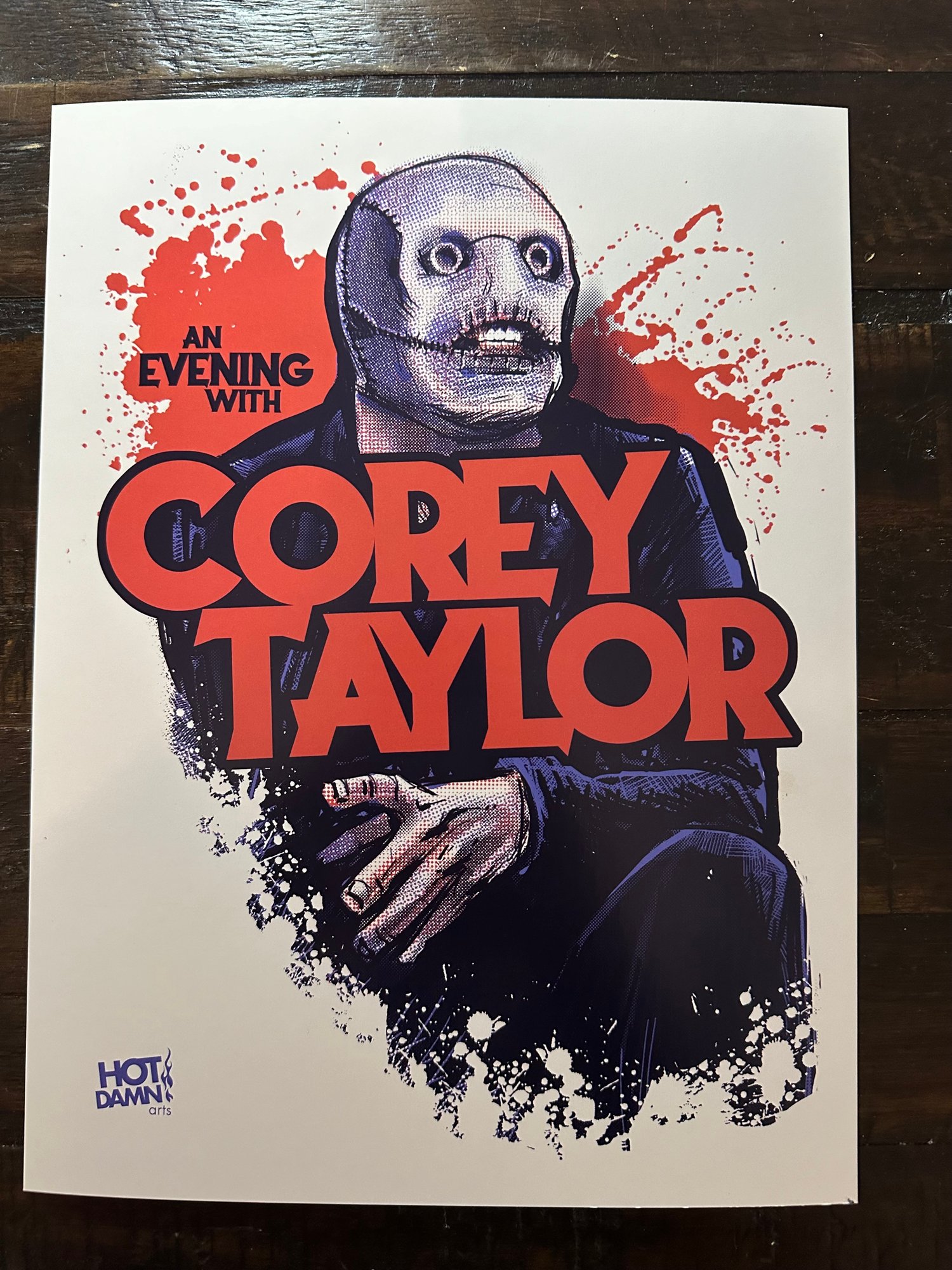 AN EVENING WITH COREY TAYLOR ART PRINT