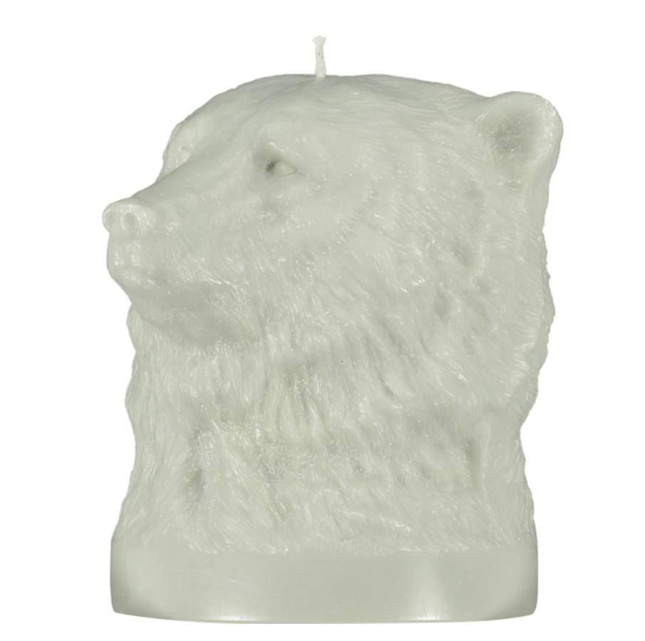 Image of Sculptural Candles (Bear, Lion, and Wolf)