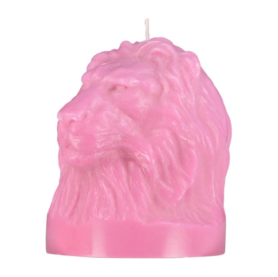 Image of Sculptural Candles (Bear, Lion, and Wolf)