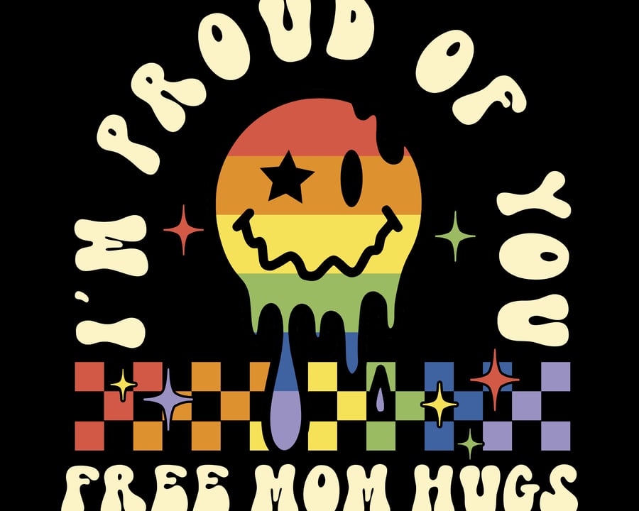 Image of FREE MOM HUGS DECAL