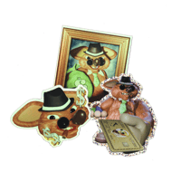 Image 1 of Money Mouse Sticker Pack