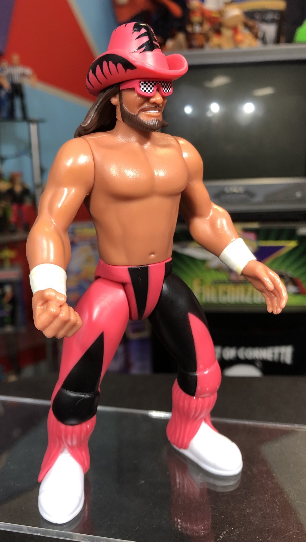 **NO PACKAGING** Bone Crushing Wrestlers Series 1 Macho Man Randy Savage Wrestling Figure