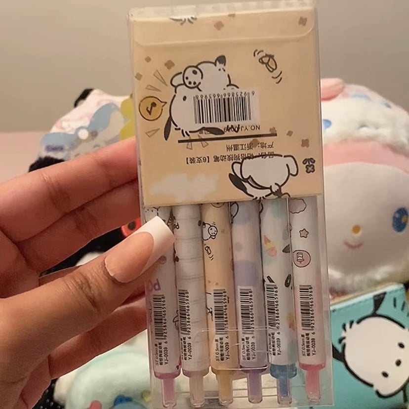 Image of 6 Pcs Pochacco Pens 