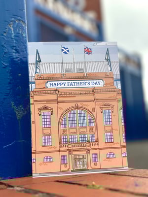 Image of Father's Day Card for Rangers Fans
