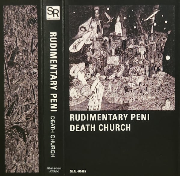 Image of Rudimentary Peni – "Death Church" cassette (official)