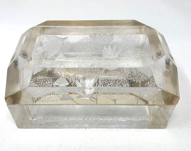 Image of New Desk Boxes- Blue or Clear (back in stock)