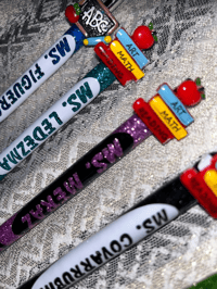 Image 2 of Glitter Teacher Pens