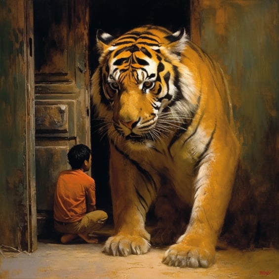 Image of The Tiger Who Was Afraid Of Humans