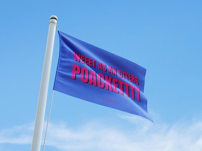 OTTERS POCKET FLAG