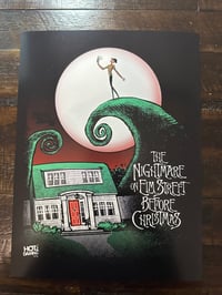 THE NIGHTMARE ON ELM STREET BEFORE CHRISTMAS ART PRINT