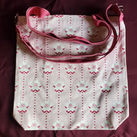 Image 2 of Hana the Sakura fox tote bag