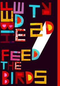 Image of Feed The Birds - A3 print