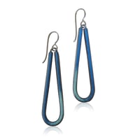 Image 4 of drip drop enamel earrings